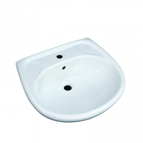 7151 Подвесная раковина настенная овальная Лобненский Стройфарфор  белая  - Вид №1