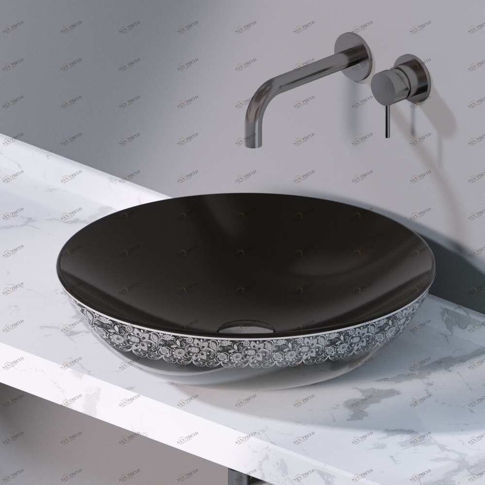 L241461 Накладная раковина на столешницу  круглая A. e T. Italia THIN AeT ITALIA