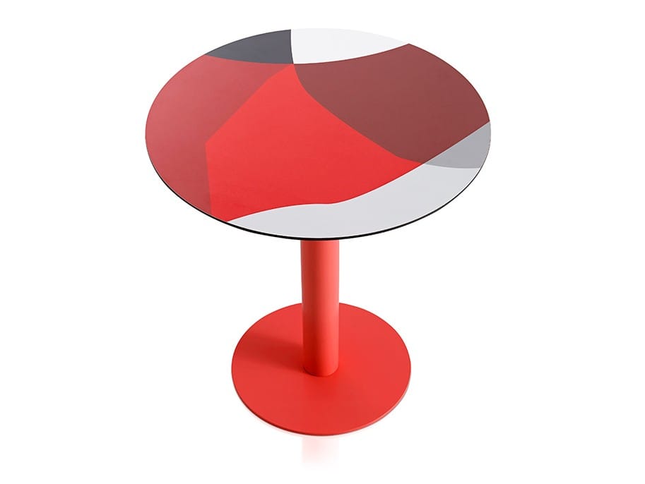 Круглый ламинированный стол Diabla Abstrakt Mona ARCH-00087852