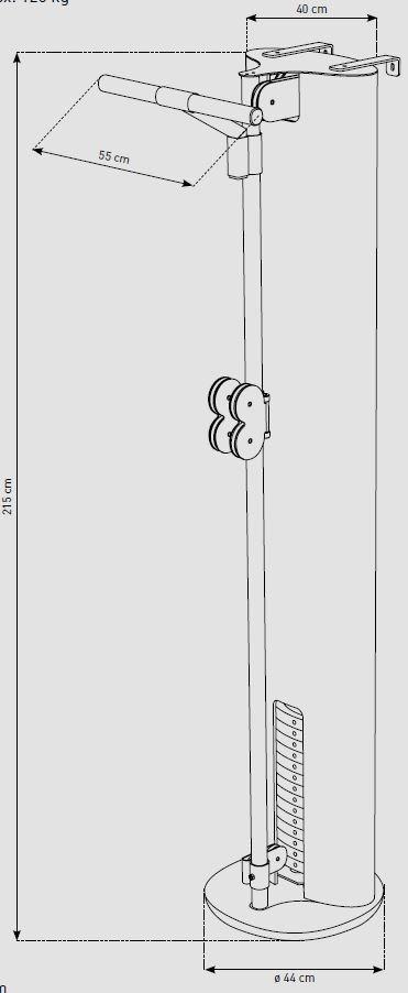 WaterRower Мультигим в дереве  15100  - Вид №5