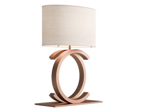 Металлическая настольная лампа