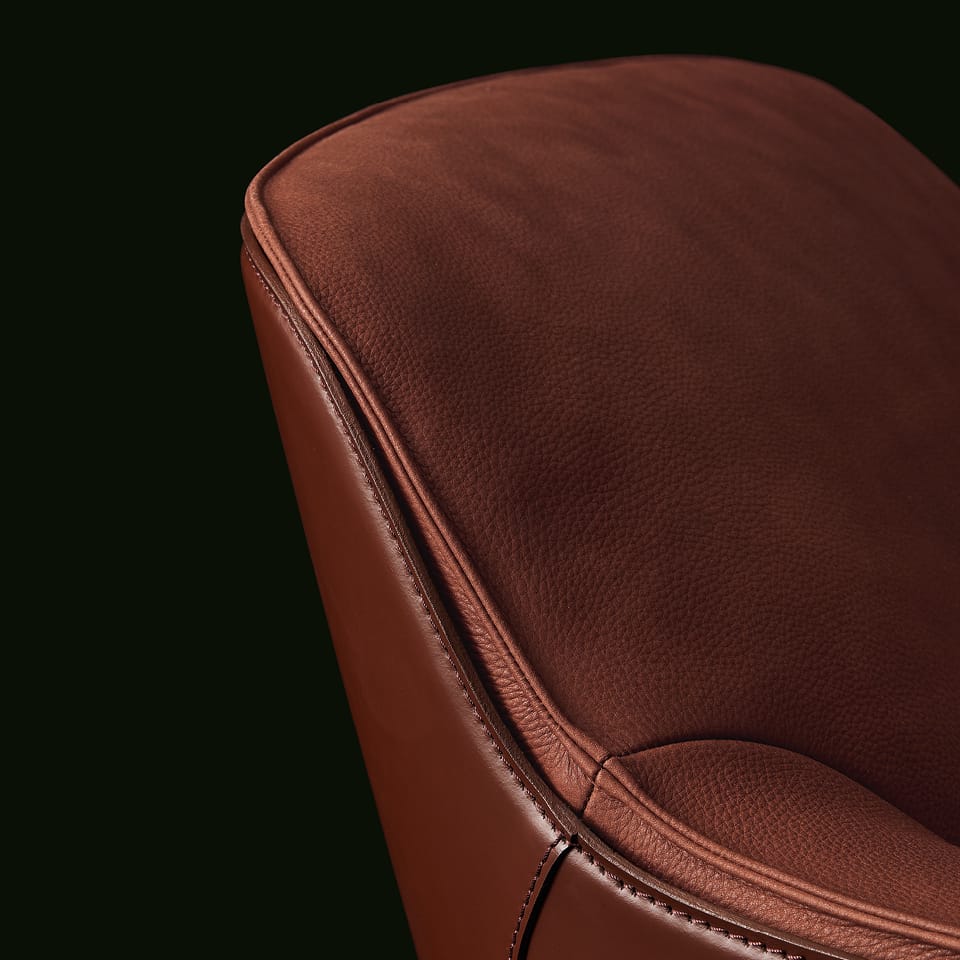 Кожаное кресло с подлокотниками Poliform KAORI ARCH-00132628 - Вид №3