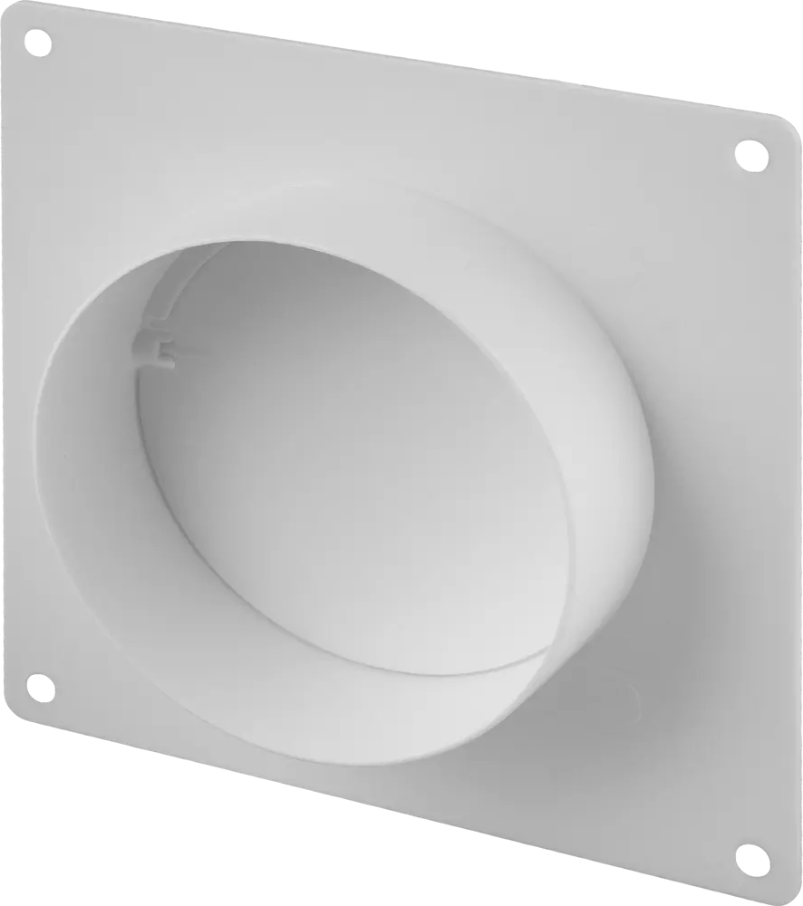 EQUATION Соединитель с обратным клапаном для вентиляции D100 мм с монтажной пластиной 18155967