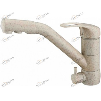 Zorg ZR 400 KF-12 песочный Смеситель для кухни Zorg 210х225 