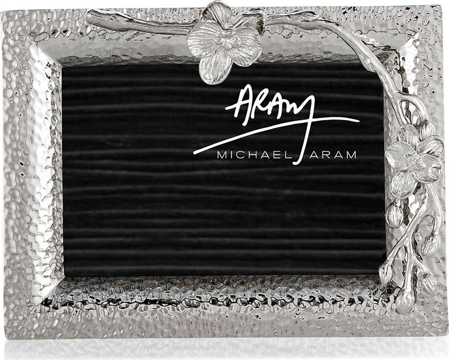 10558934 Michael Aram Рамка для фото Michael Aram Белая орхидея 23,5х19см Сталь нержавеющая 