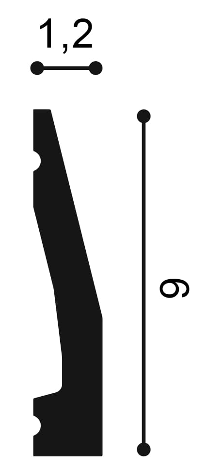 Плинтус Duropolymer® Orac SX159 ARCH-00148234 - Вид №2