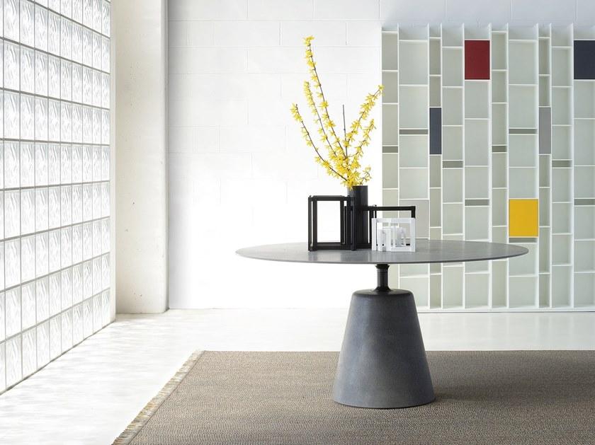 MDF Italia Круглый бетонный стол sun-id-1375717 - Вид №5