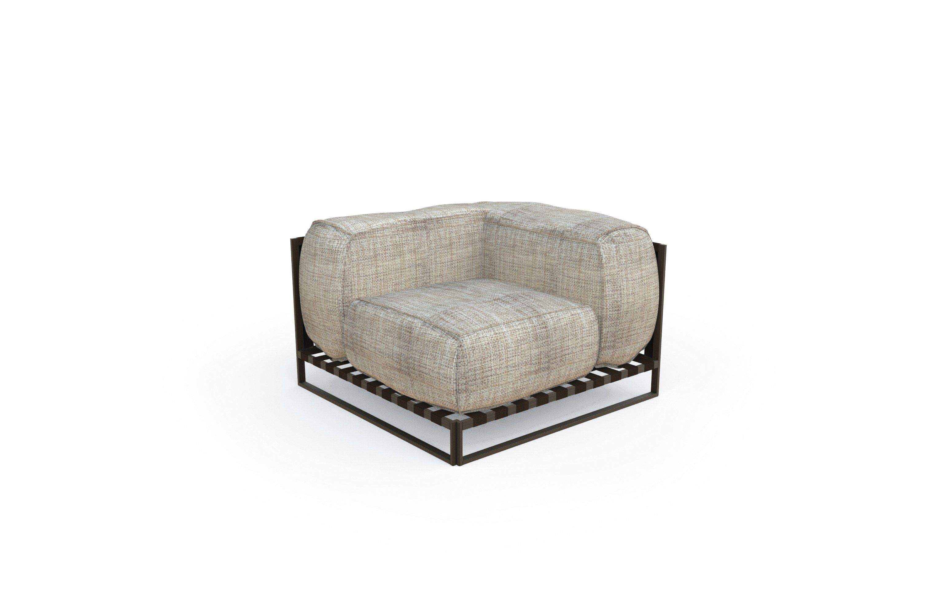 Тканевый угловой модульный садовый диван Talenti Casilda ARCH-00138038 - Вид №8