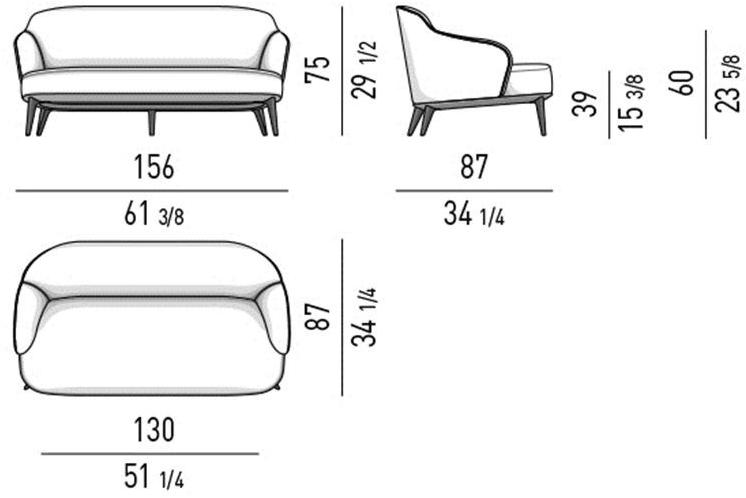 Minotti Диван Leslie sun-id-1456590 - Вид №6