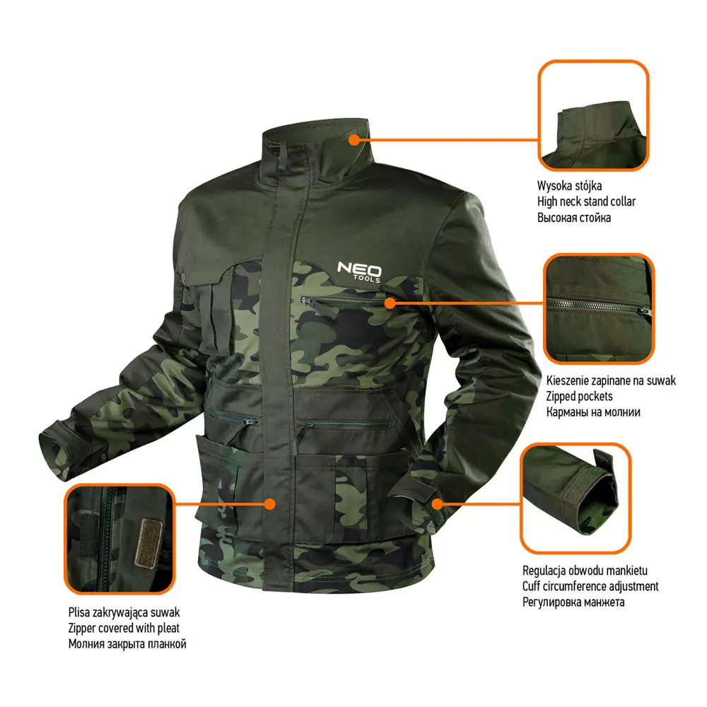 Куртка рабочая Neo Camo цвет камуфляжный размер XXL/58 рост 194-200 см 82775417 STLM-2141601 Neò - Вид №11
