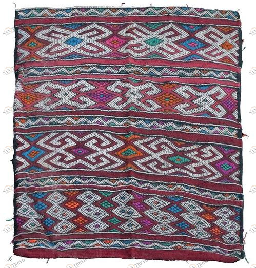 AFOLKI Ковер из шерсти с длинным ворсом и геометрическими мотивами Zemmor Taa398be