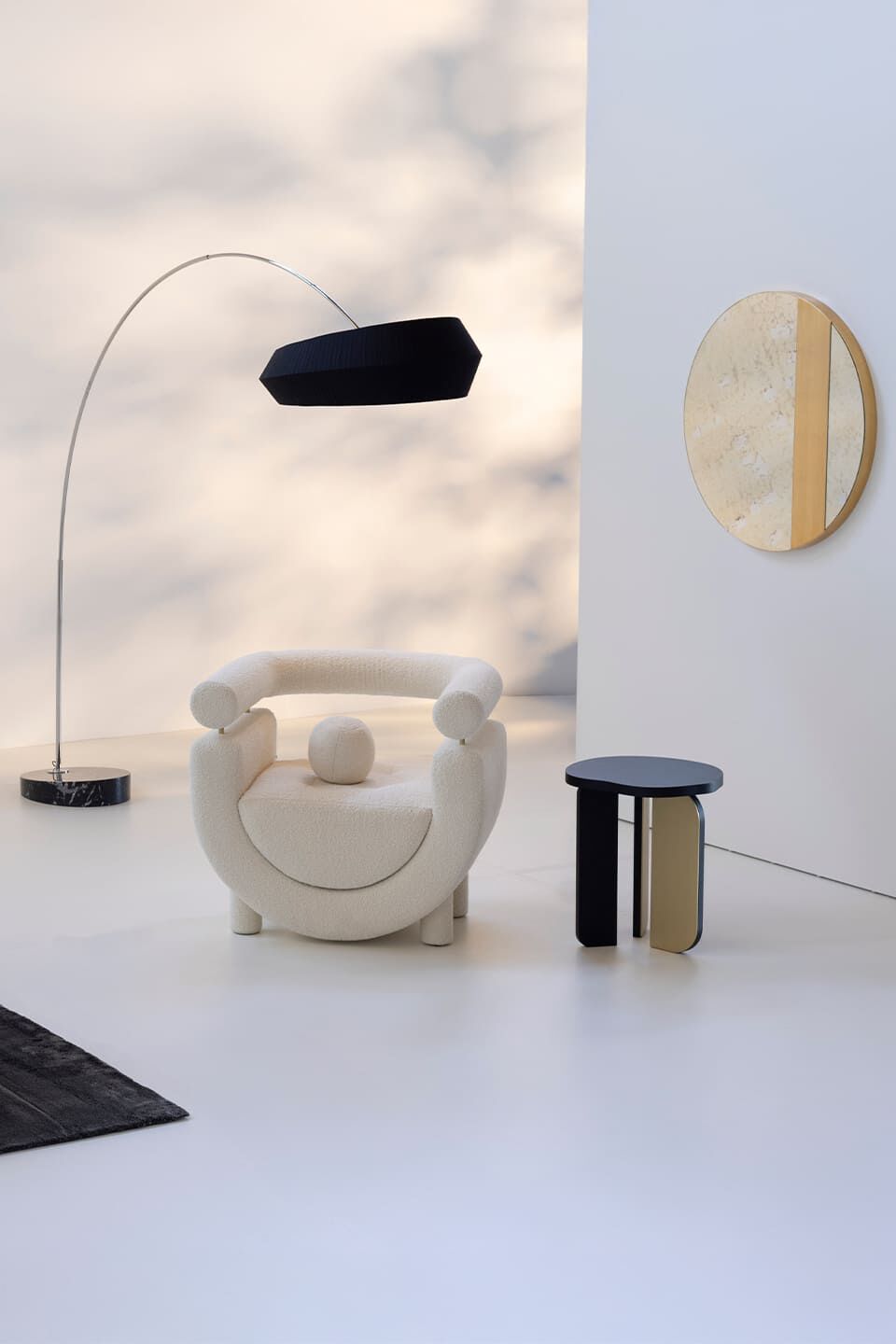 Тканевое кресло с подлокотниками Greenapple MEL ARCH-00109243 - Вид №12