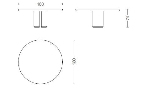 Круглый деревянный стол для гостиной GIOPAGANI A DAY IN THE LIFE ARCH-00056158 - Вид №2