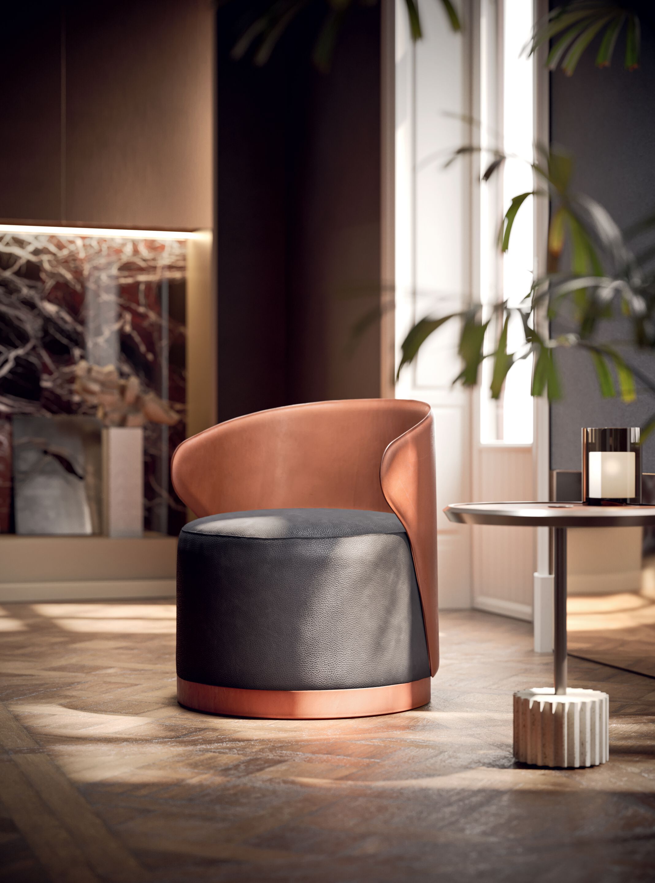 Высокий круглый журнальный столик Kico Living Complements ARCH-00145339 - Вид №2