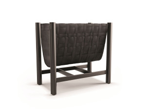 Кожаная стойка для журналов