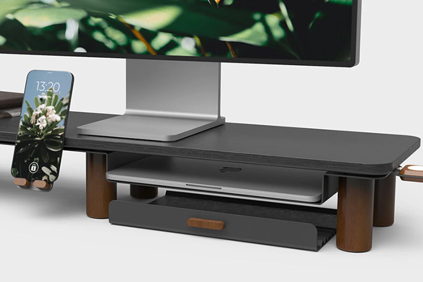 Алюминиевый и деревянный стол Beflo PLATEAU ARCH-00064576 - Вид №10