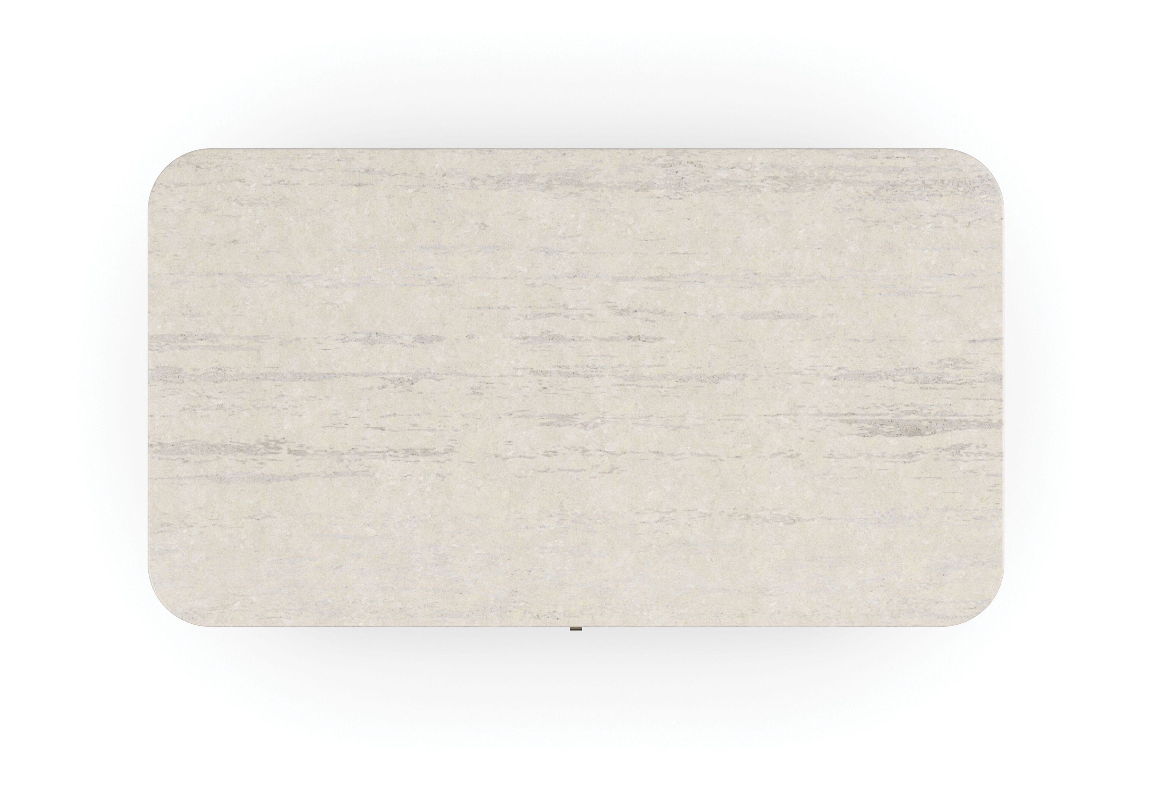 Прямоугольная тумбочка из травертина с ящиками Caracole Rhythm ARCH-00042123 - Вид №9