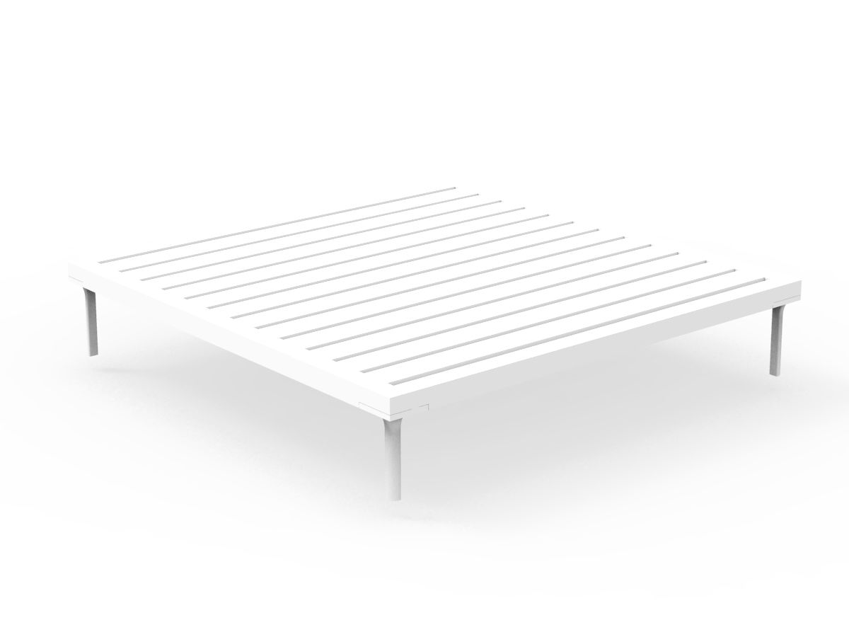 Квадратный низкий садовый столик Talenti CleoSoft-alu ARCH-00073107