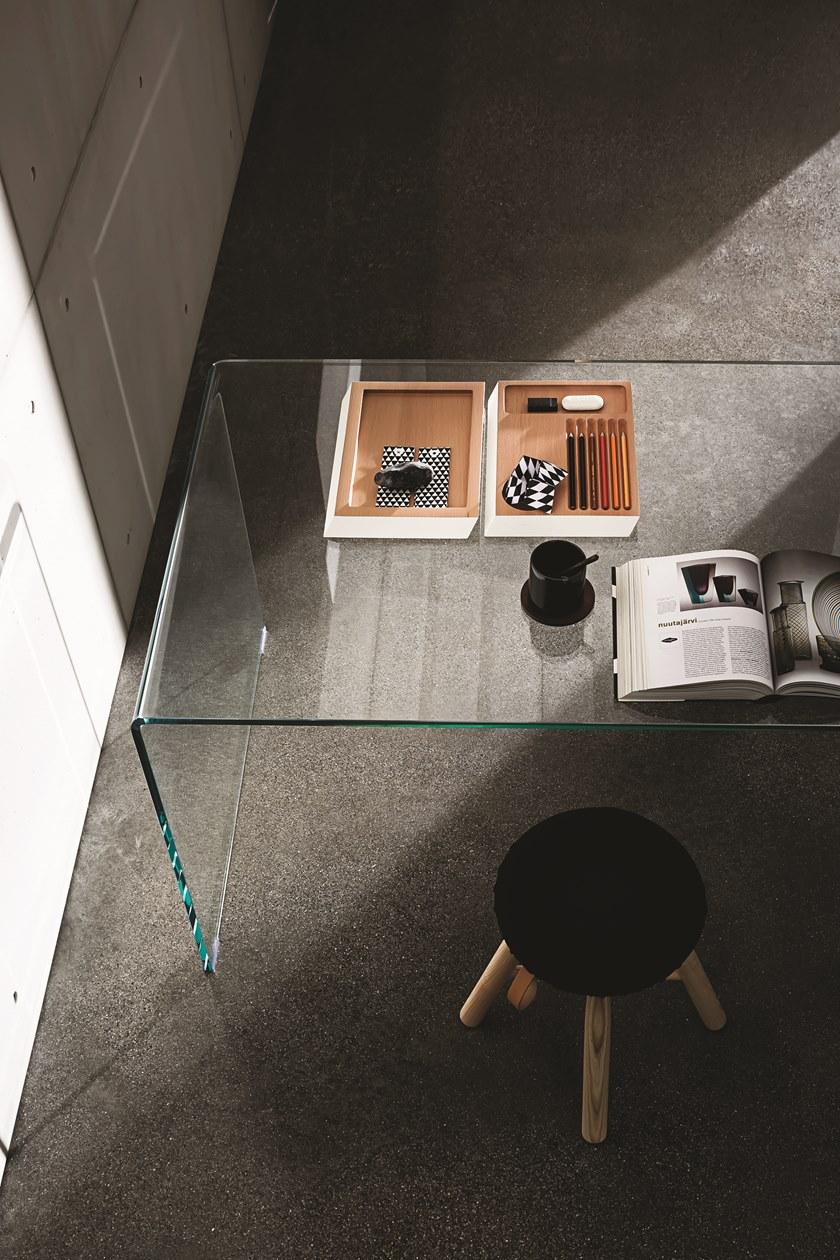 Sovet italia Прямоугольный стеклянный стол Bridge sun-id-1467801 - Вид №1