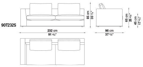 Maxalto Диван из ткани Otium sun-id-1372446 - Вид №11