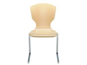 Деревянный шпон консольный штабелируемый стул