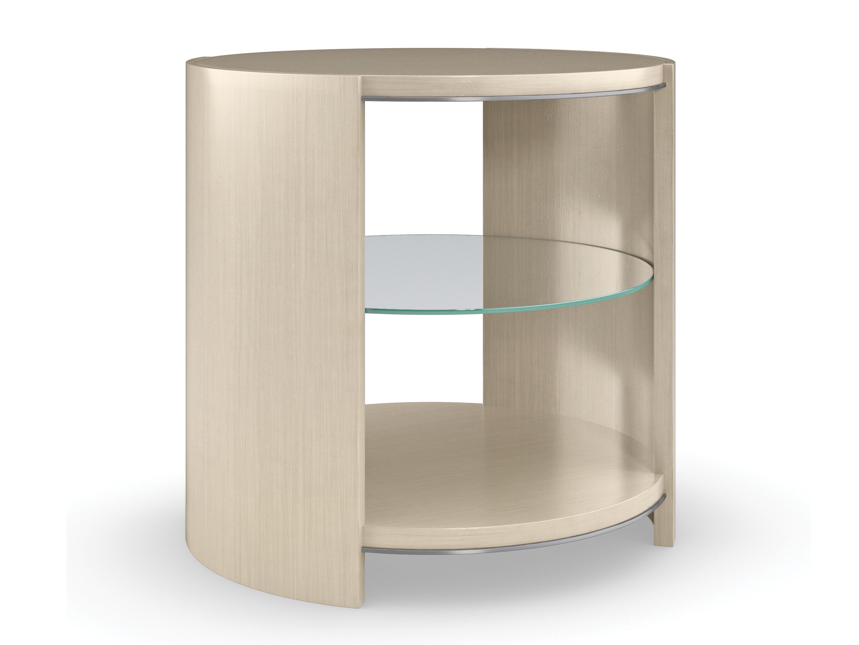 Высокий круглый деревянный журнальный столик Caracole от талии ARCH-00097369