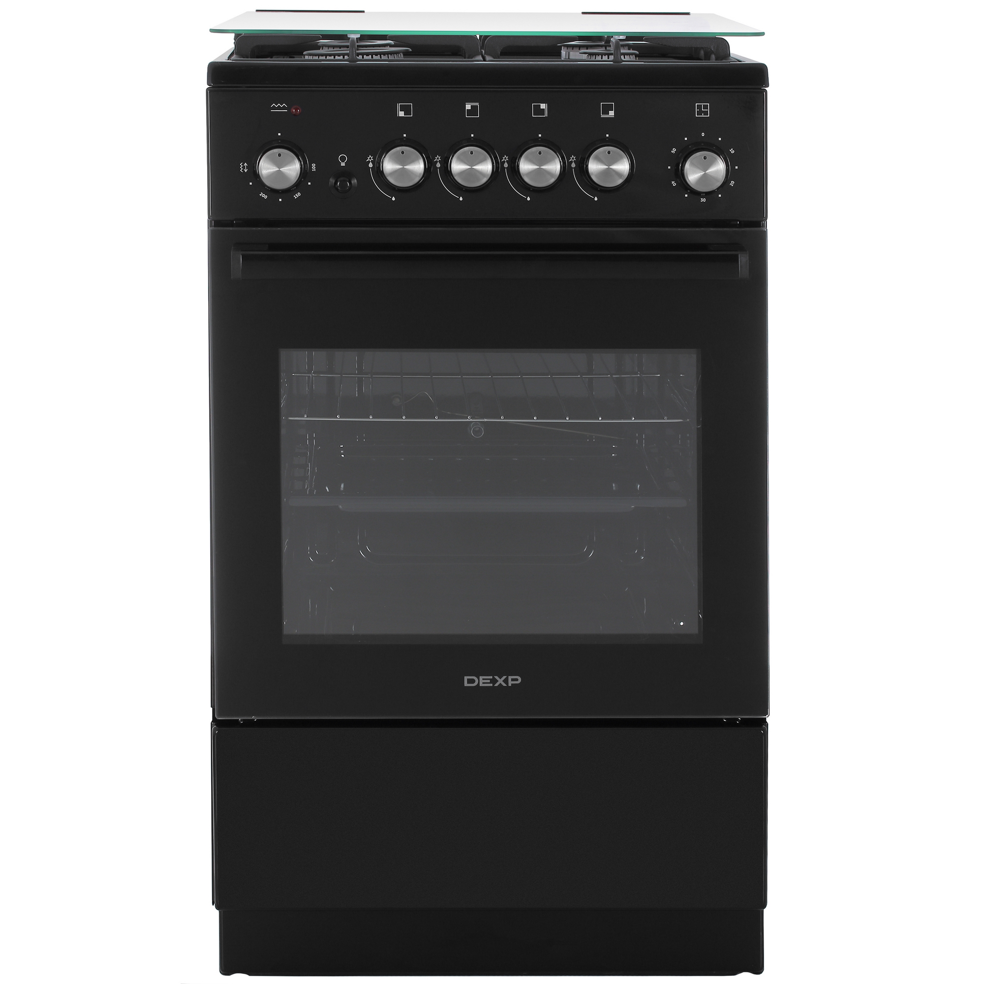 9082372 Комбинированная плита DEXP M25-1B черный STDN-0014817