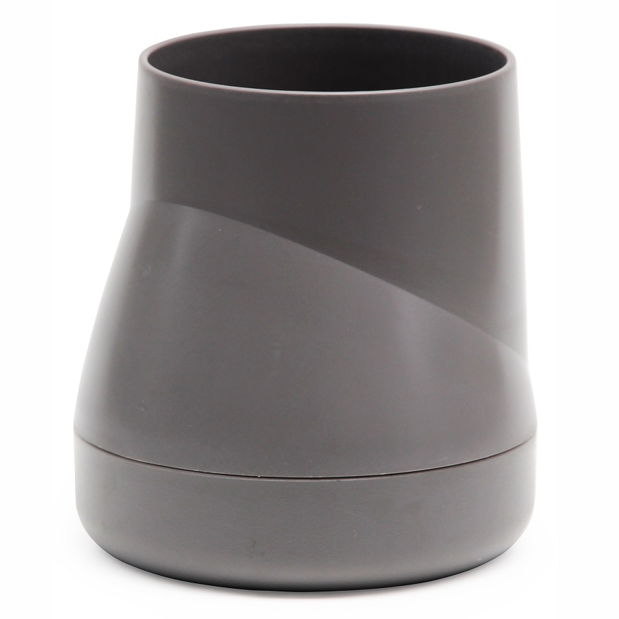 Горшок цветочный Hill Pot, большой, серый Qualy QLX20002GY - Вид №5