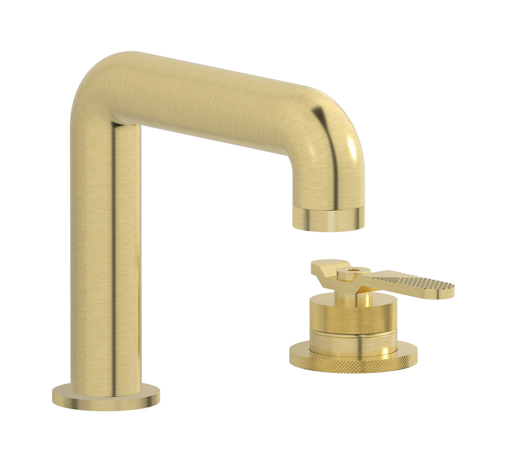 Смеситель для раковины на 2 отверстия WE ARE IB b2394is Brushed Pale Gold Bold