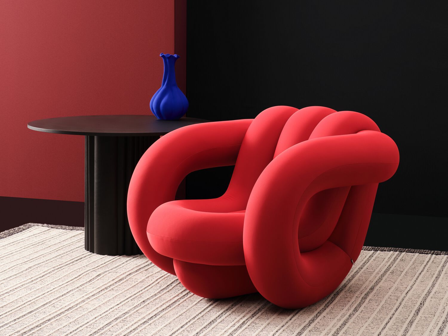 Тканевое кресло с подлокотниками HC28 maison TWISTY ARCH-00050980 - Вид №4