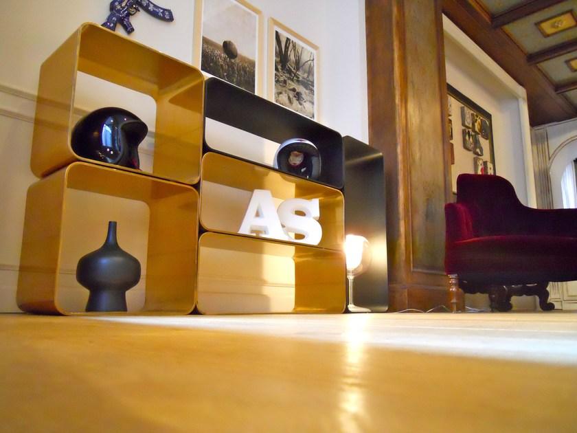 altreforme Модульный модульный открытый книжный шкаф из алюминия District sun-id-1353904 - Вид №9