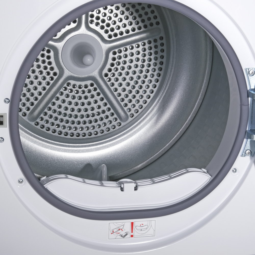 WD 6148 D 595 х 615 х 845 мм., 8 кг, конденсационная система сушки, электронное управление, внутренняя подсветка, кабель 1.5 м., прозрачная дверца, блокировка от детей, 69 дб, угол открытия 180, белый цвет Weissgauff Santreyd  - Вид №3