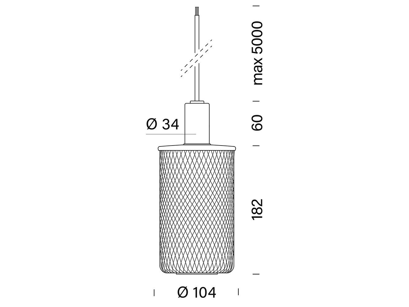 Алюминиевый и стальной светодиодный открытый подвесной светильник Platek Astral Trellis ARCH-00023297 - Вид №4