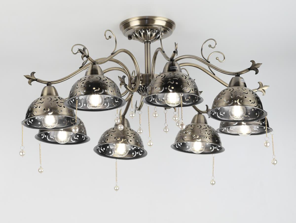 Подвесная люстра Rivoli Dolcezza 2030-308 RIVOLI ДИЗАЙНЕРСКИЕ, DOLCEZZA 337126 Бронза  - Вид №3