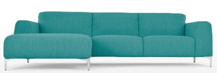 Диван Candy угловой бирюзовый ICON DESIGNE ДИЗАЙНЕРСКИЕ, CANDY 178083 Зеленый  - Вид №1