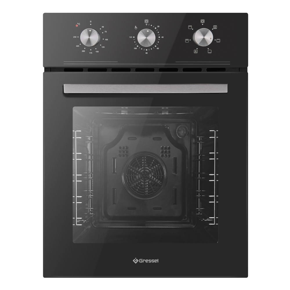 9284043 Электрический духовой шкаф Gressel RU477ES16000 черный STDN-0109999