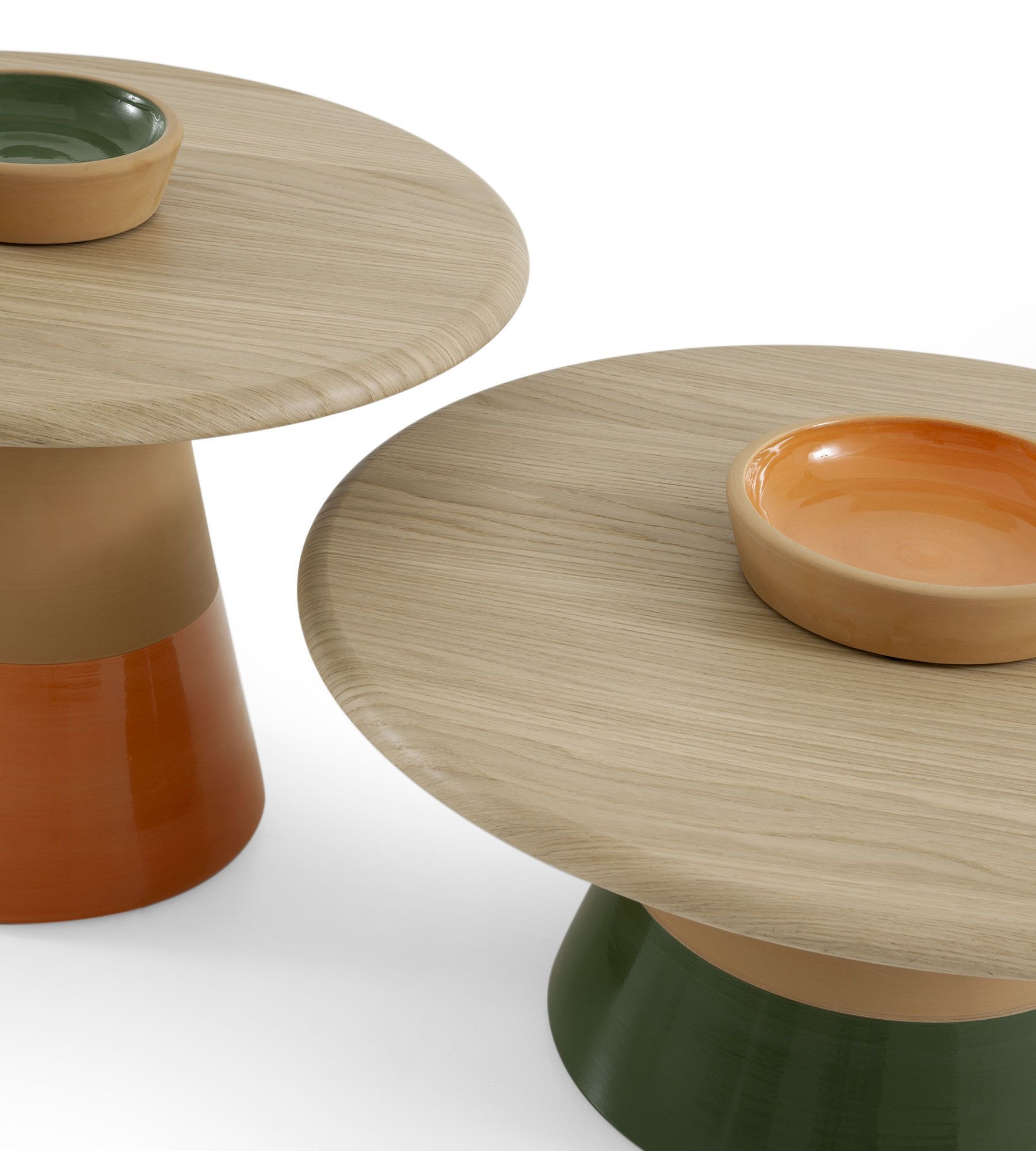 Журнальный столик из глины с деревянной столешницей Morica Design Высокая мода ARCH-00129625 - Вид №23