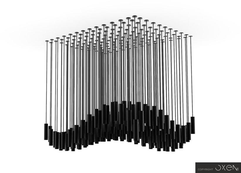 NEXO LUCE Металлический светодиодный подвесной светильник Oxen bespoke 6593a0 - Вид №2