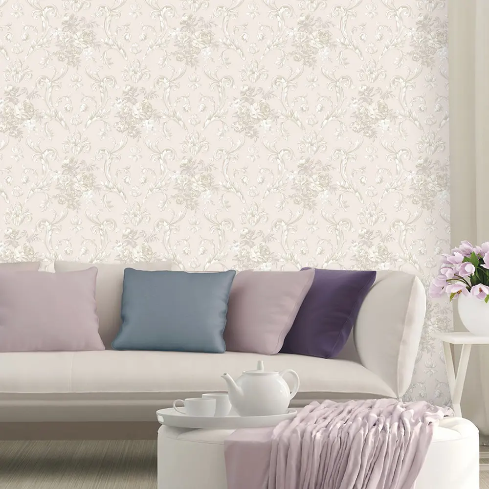 Обои флизелиновые Erismann Elegance бежевые 1.06 м 3499-2 82136405 STLM-2057107 - Вид №2