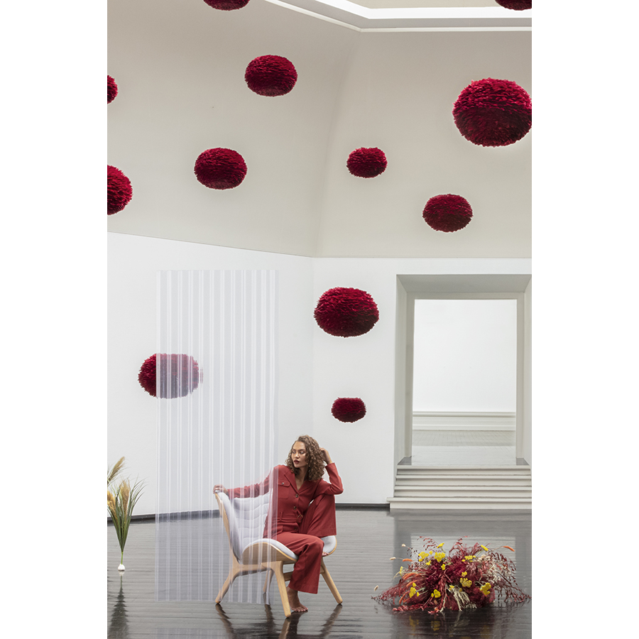 2021 Плафон , eos medium , D45 см, красный UMAGE  - Вид №2