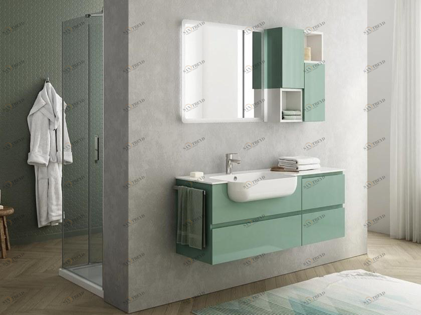 LEGNOBAGNO Тумба под умывальник, лакированная HPL, с вешалкой для полотенец Freedom lineare sun-id-1452600