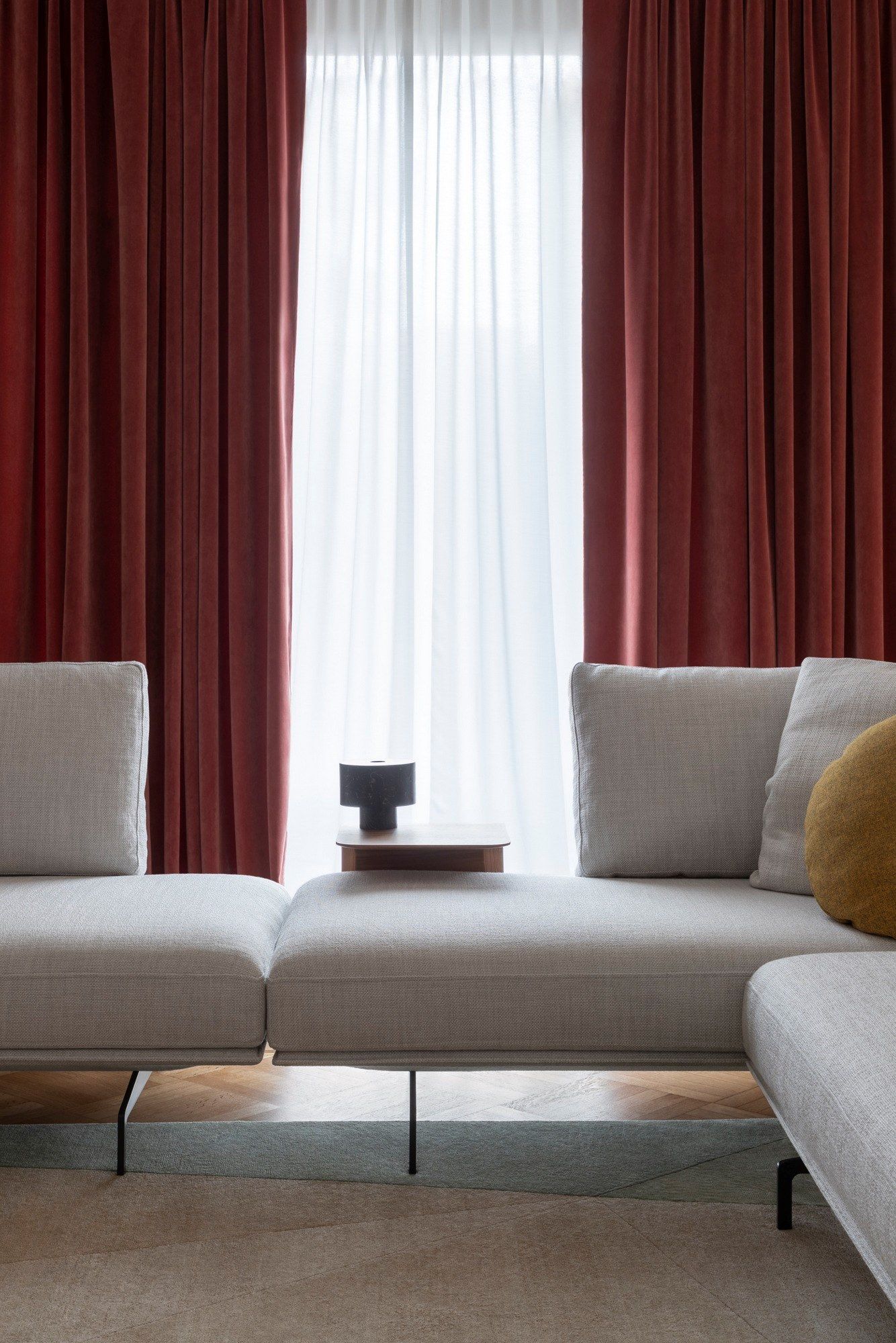 Съемный диван из ткани Saba Italia Avant-Après ARCH-00007680 - Вид №1