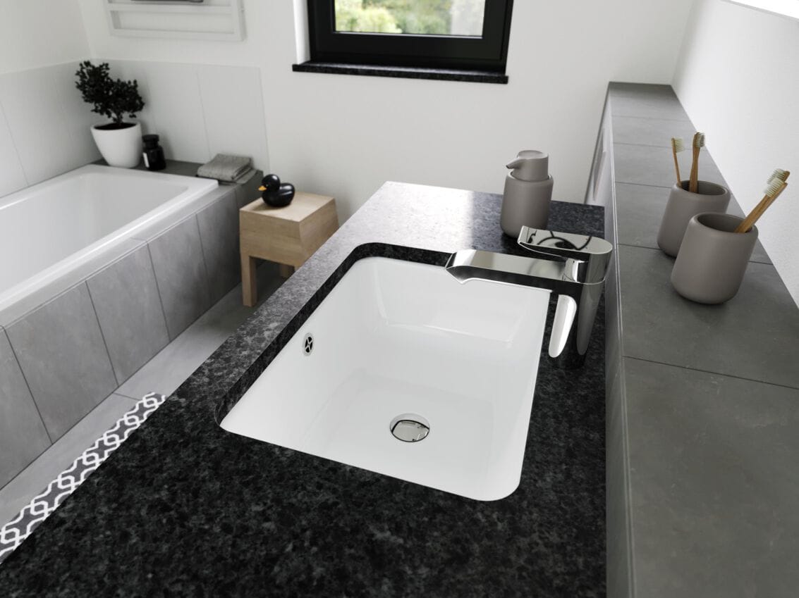 Прямоугольная встраиваемая раковина из эмалированной стали KALDEWEI Cayono ARCH-00153390 - Вид №1