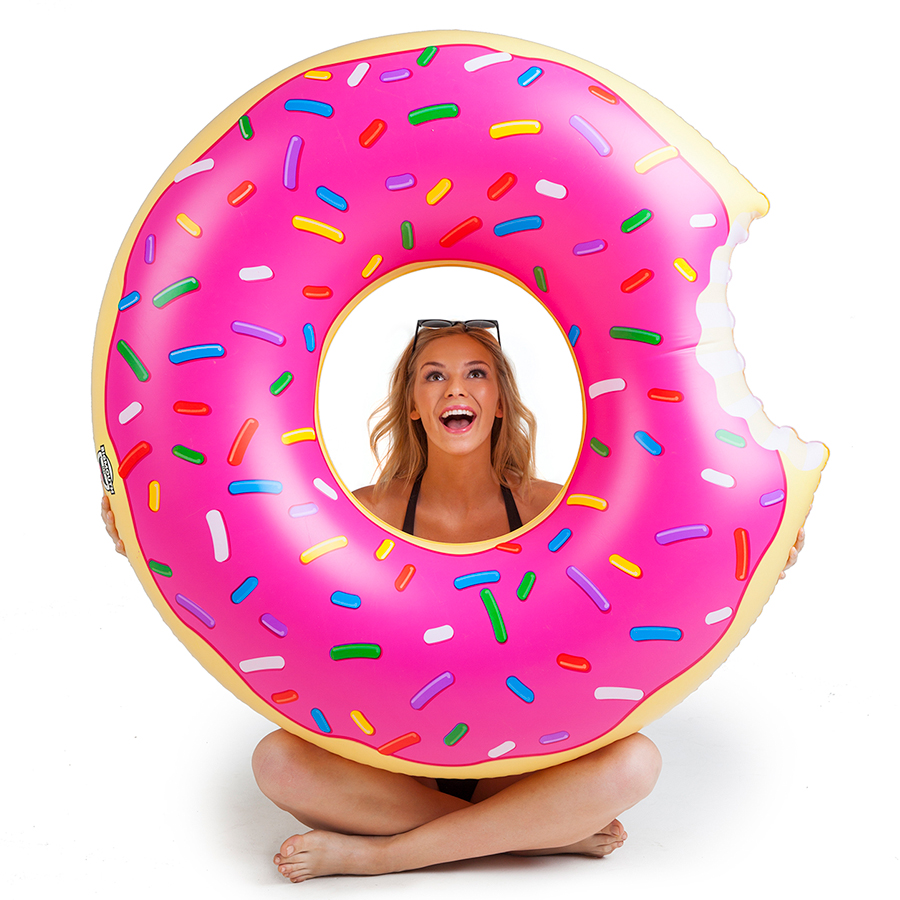 BMPF-0003 Круг надувной , strawberry donut BigMouth  - Вид №6