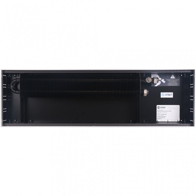 Конвектор внутрипольный STOUT SCN 80.300.2800 (Решётка роликовая, фактура Сосна PINE01) SCN11500830280 - Вид №3