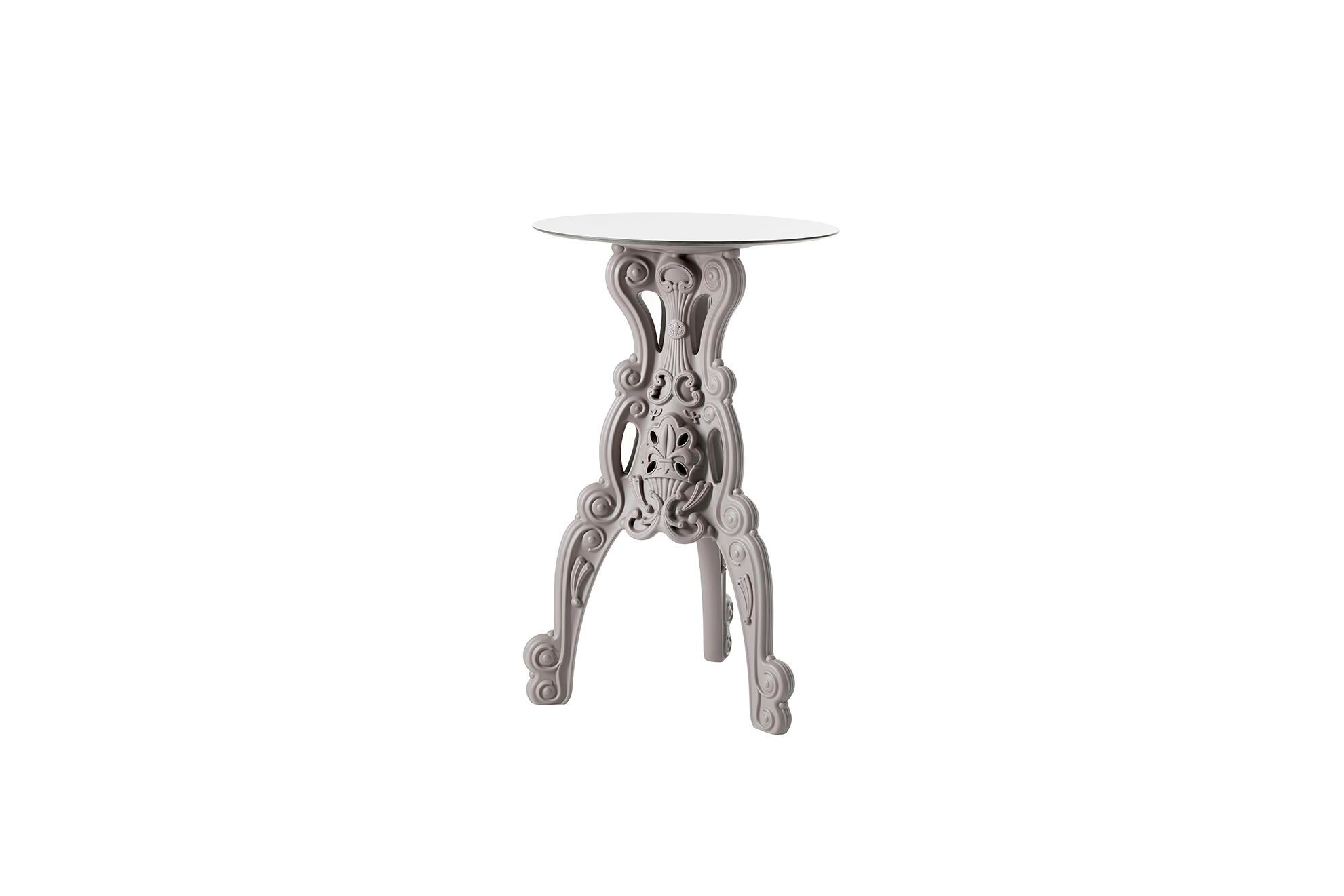 Высокий круглый стол из полиэтилена для контракта SLIDE Дизайн любви ARCH-00080723 - Вид №6