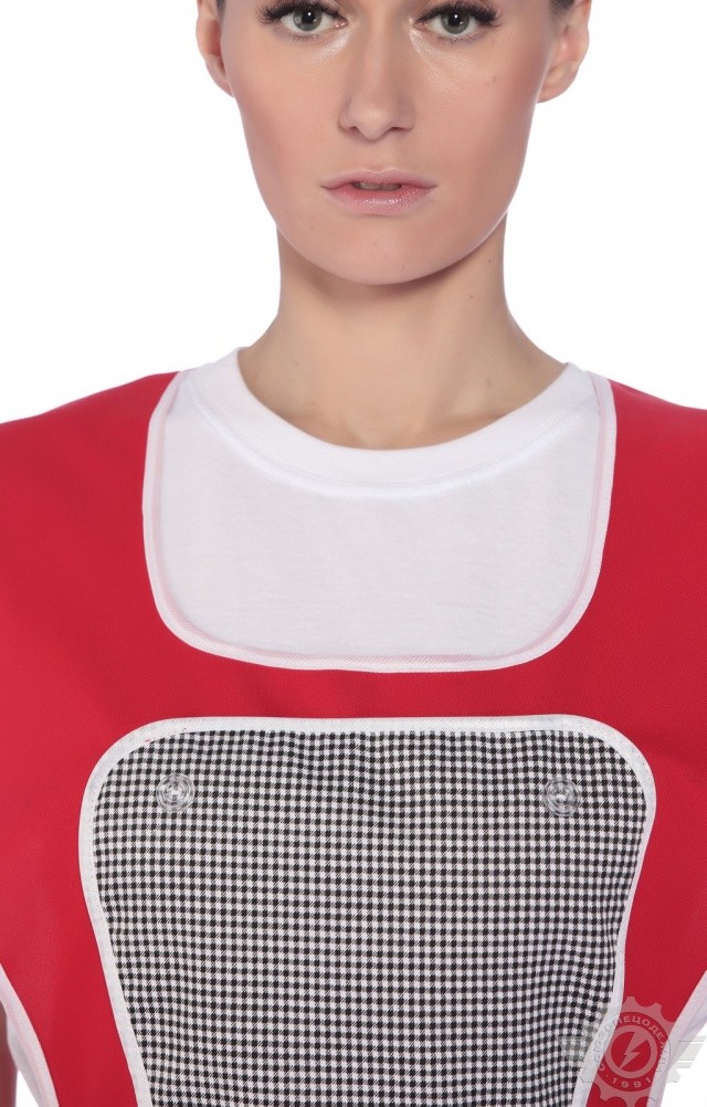 69185 Фартук-халат "Рябинушка"  Одежда для обслуживающего персонала  размер 44-54 Спецодежда  - Вид №6