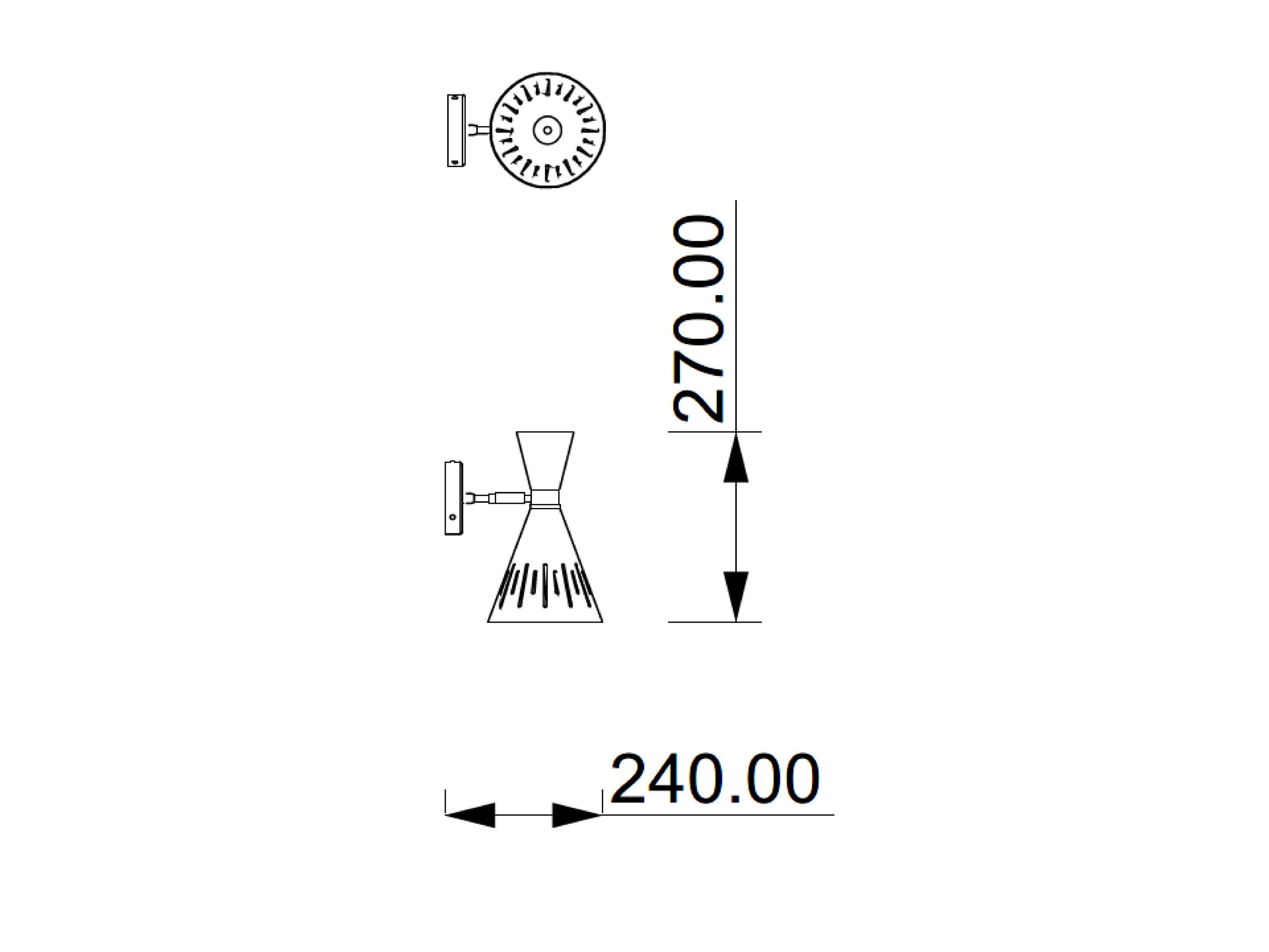 Металлический светодиодный настенный светильник Lampex Italiana Pop ARCH-00129527 - Вид №2