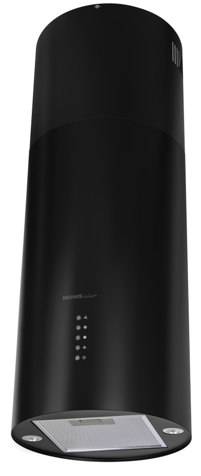 9039434 Вытяжка островная HOMSair ART 1050IS 35 черный STDN-0099058 - Вид №3