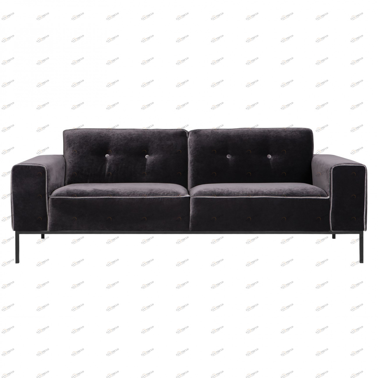 Диван Ville трехместный прямой черный SITS VILLE 192412 Черный 